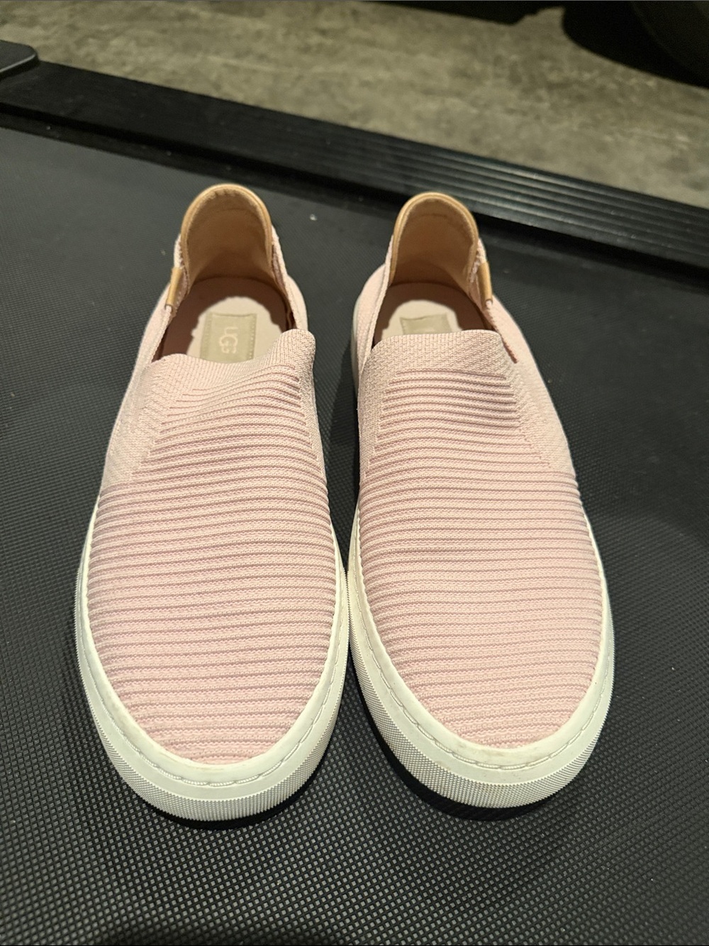 UGG Women’s Blush Pink Slip-On Knit Sneakers